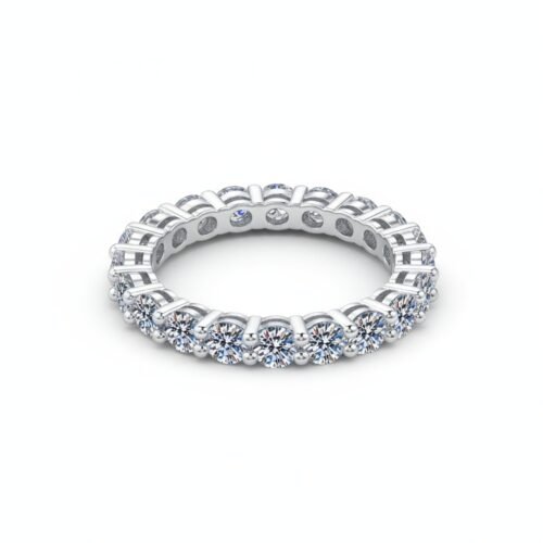 The Forever 2.2ctw Round Cut Full Eternity Band