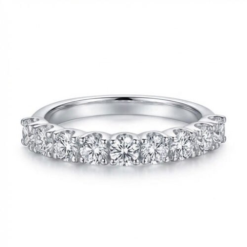 The Devotion 7-Stone Round Cut Wedding Band