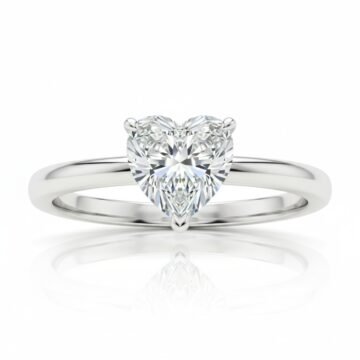 The Sweetheart Heart Cut Solitaire Ring