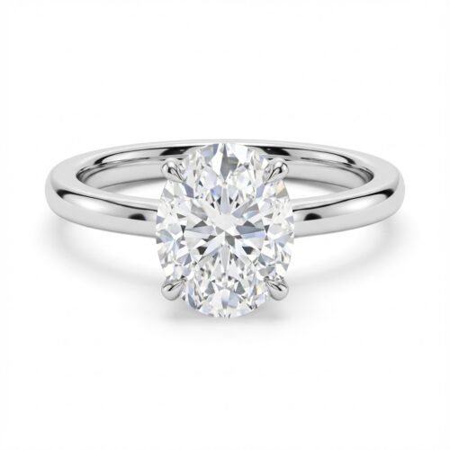 The Grace Oval Cut Solitaire Ring